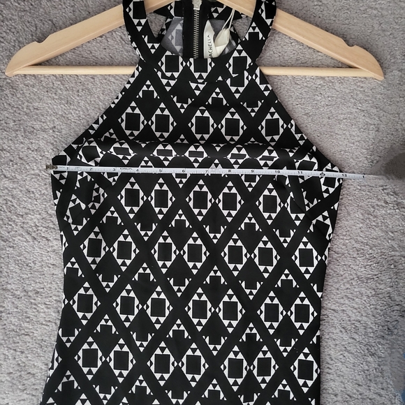 H&M Coachella Collection Black White Patterned dress - Picture 5 of 9